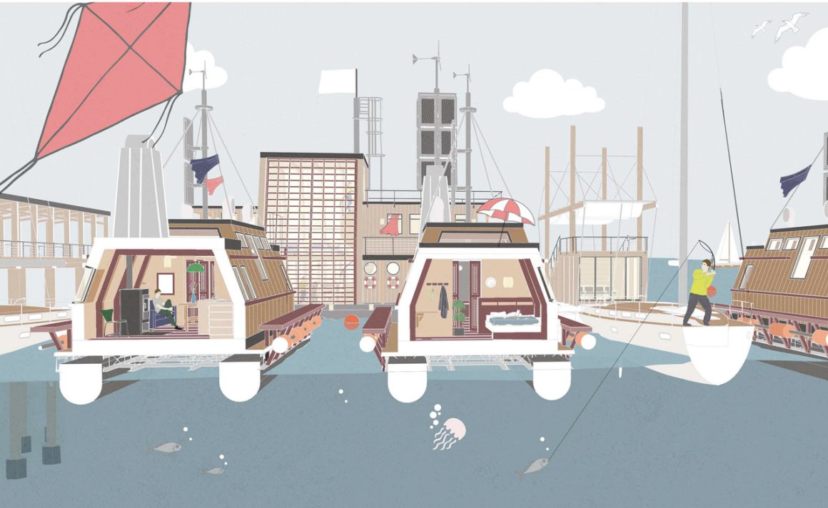 Floathub! A Mobile Resilient Community | illustrarch