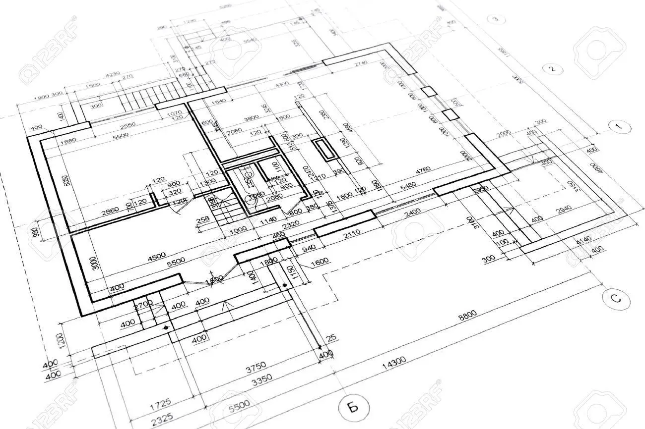 architectural technical drawing