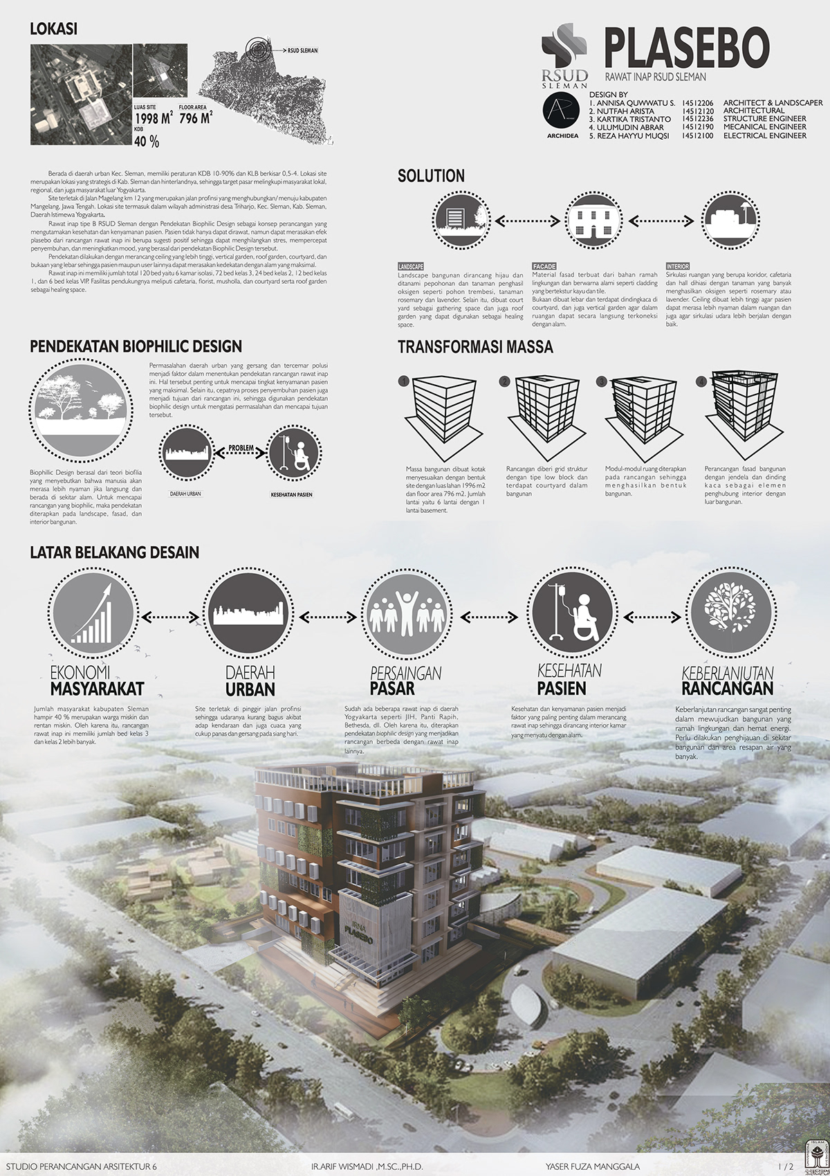 architectural interior design presentation