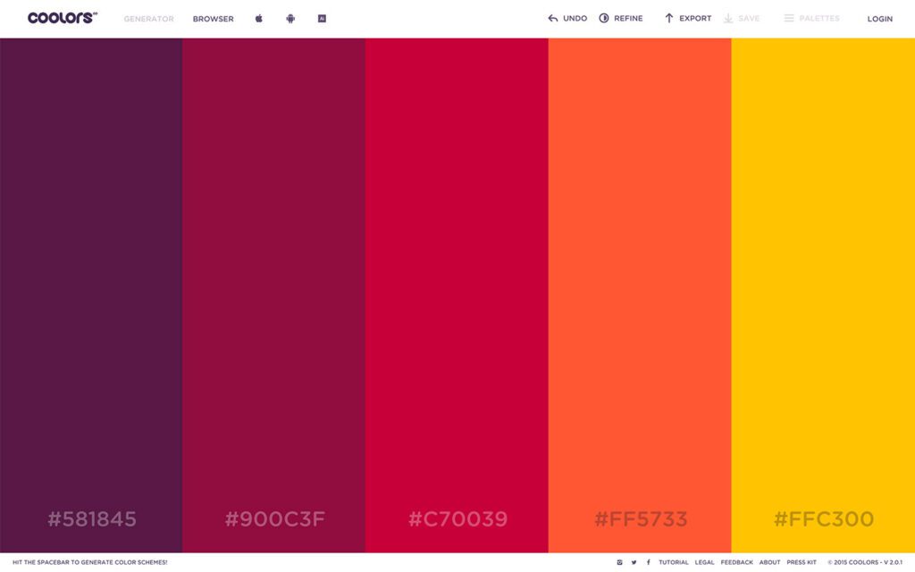 Color Palete Html Code Color Palette in Architectural Presentations | illustrarch