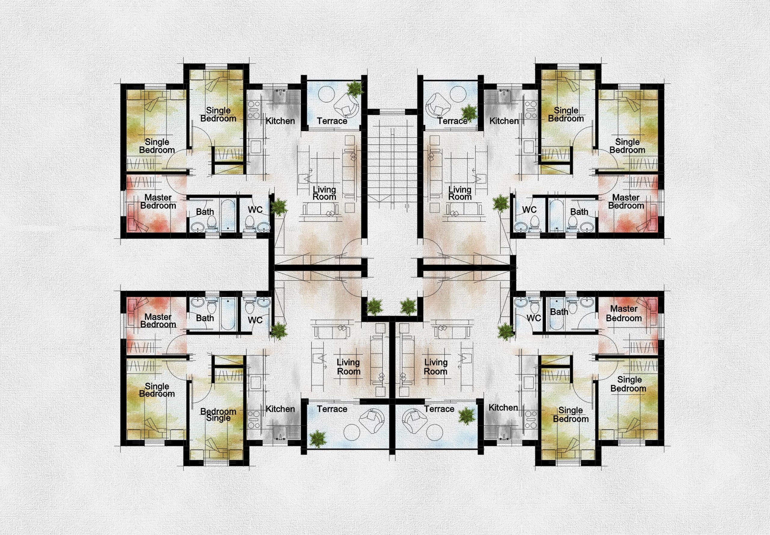 floor plan presentation