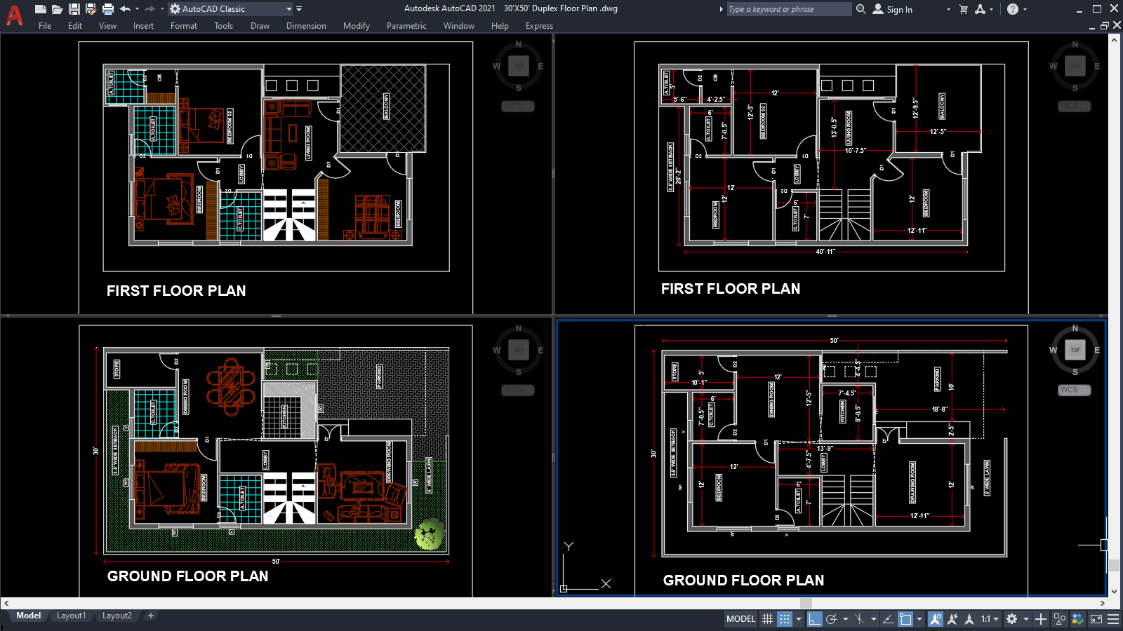 house plan presentation