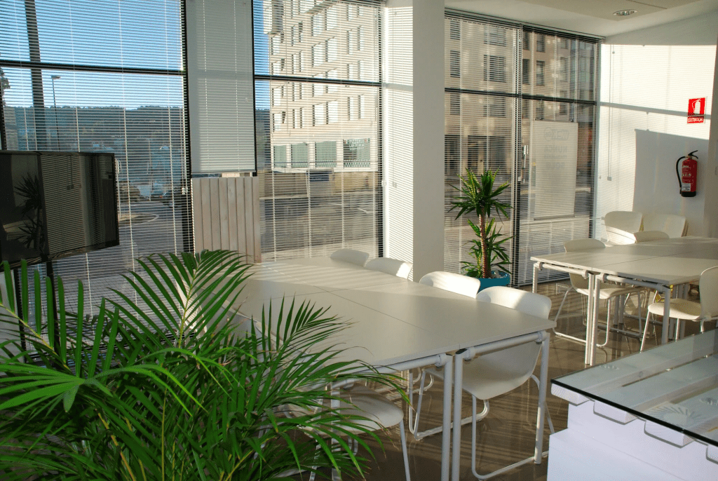 Portable buildings used as flexible business space