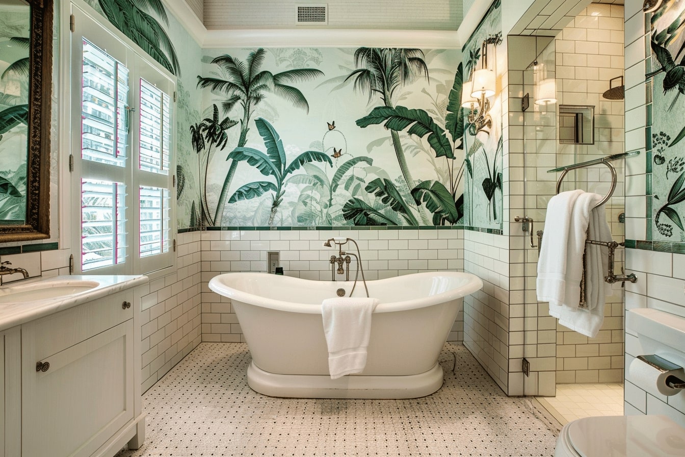 Top Bathroom Wallpaper Ideas to Transform Your Space in 2024