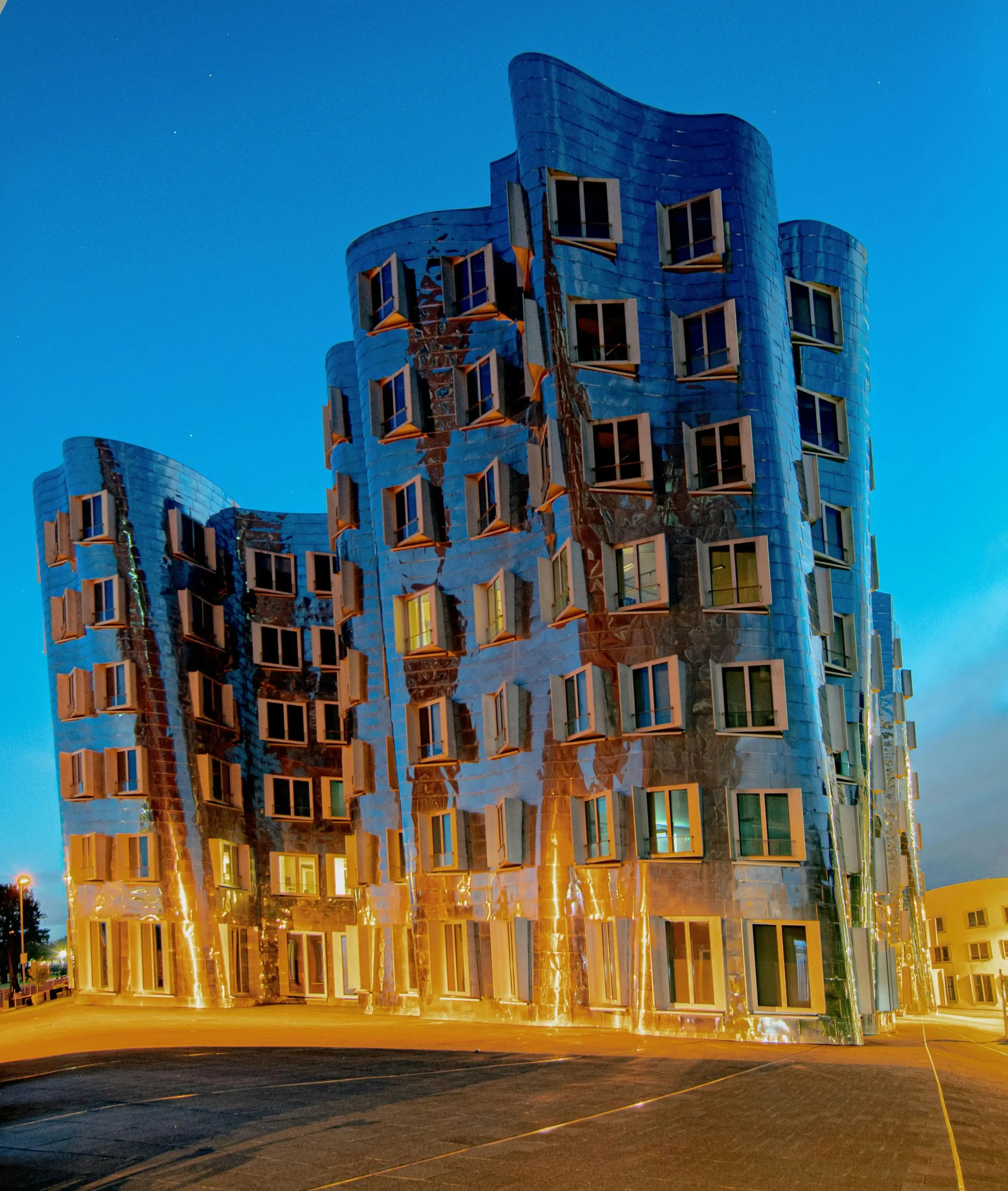 Frank Gehry architecture overview showing multiple famous buildings and sculptural design elements