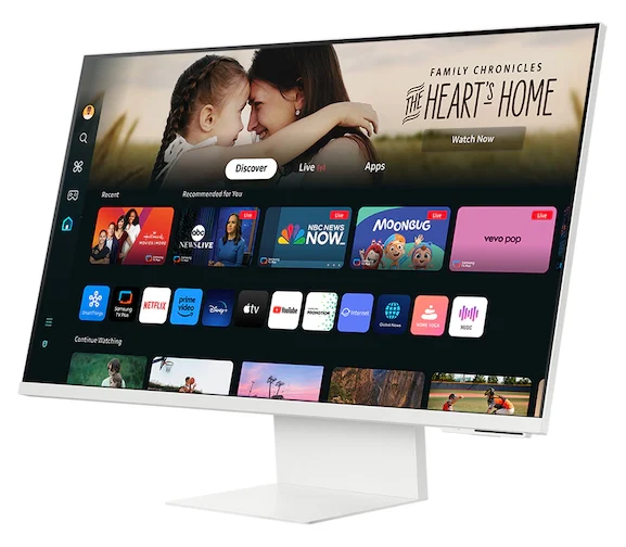 Close-up of an Apple TV 4K screen showcasing the tvOS 13 interface with multiple app icons visible.