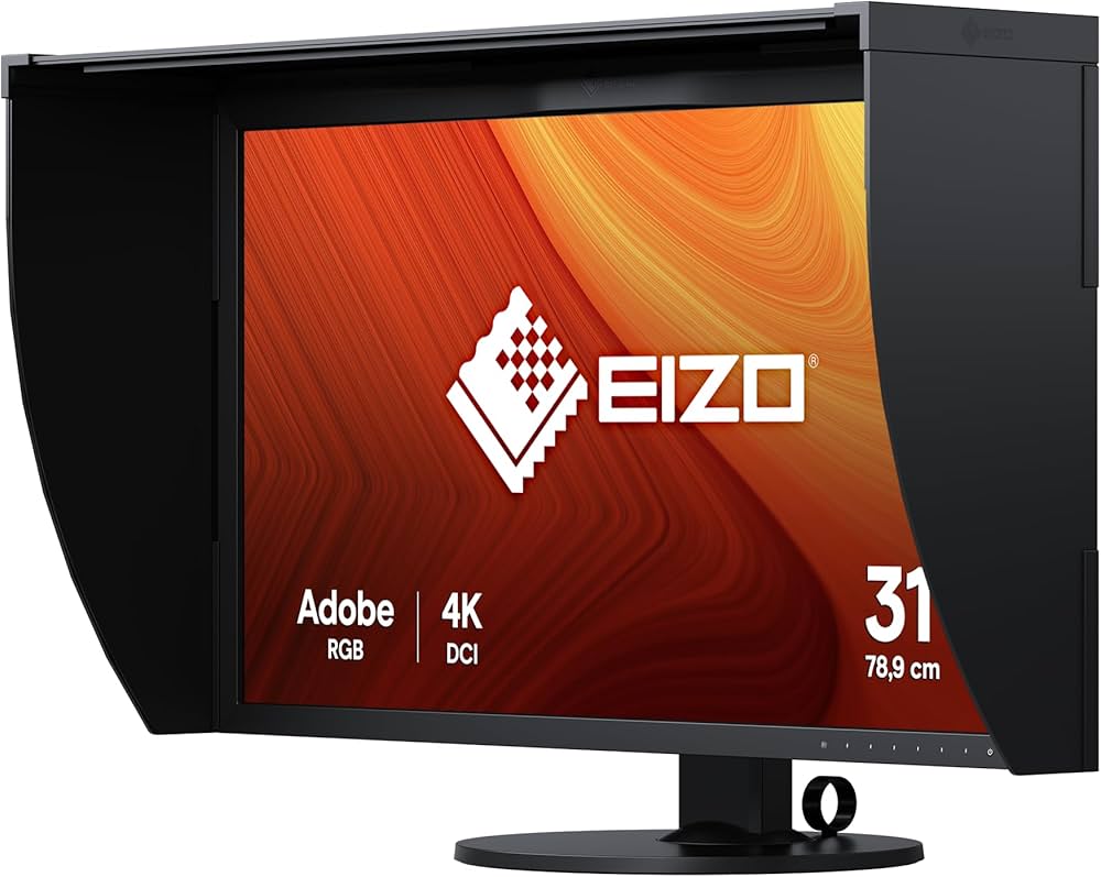 Eizo EZ-E1 monitor featuring a modern design, emphasizing its advanced display technology and vibrant color accuracy.