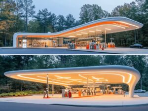 Gas Station Architecture: A Visual Design Guide