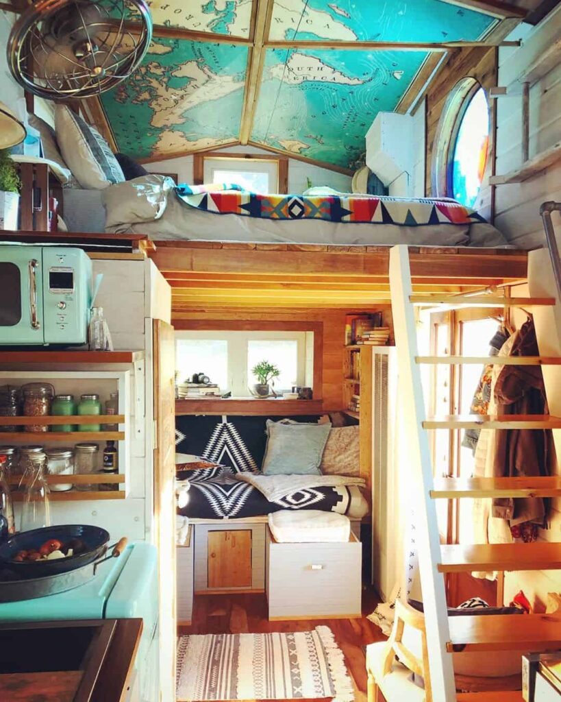 Erika’s Map‑Ceiling Cottage