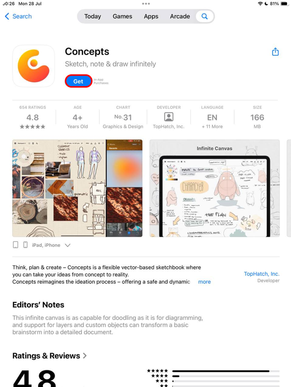 Concepts App