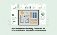 How to Estimate Building Materials for Sustainable and Affordable Construction