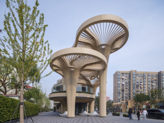 Solar Trees Marketplace by Koichi Takada Architects