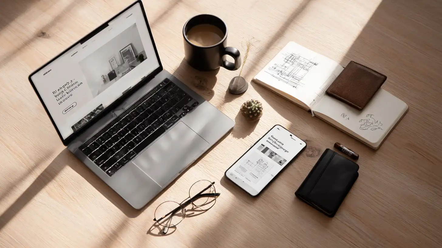 Freelancer comparing AI website builder pricing plans on a tablet