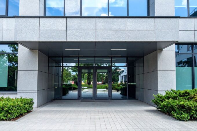 Popular Ideas for Office Building Entrances