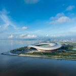 ZHA Completes New Waterfront Stadium and Sports Centre in Guangzhou
