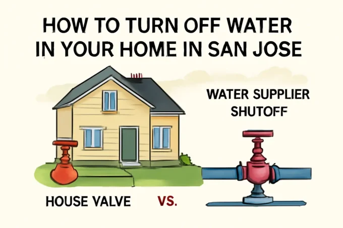 How to Turn Off Water in Your Home in San Jose: House Valve vs. Water Supplier Shutoff