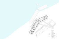 Exploded axonometric view of Residência Kiss showing building layers separated along vertical axis in axon drawing archi