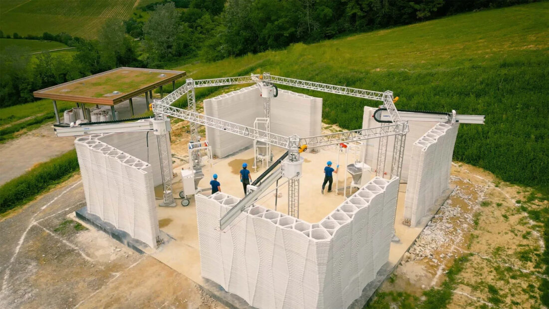 Self-Sufficient 3D-Printed House: WASP’s Itaca Model