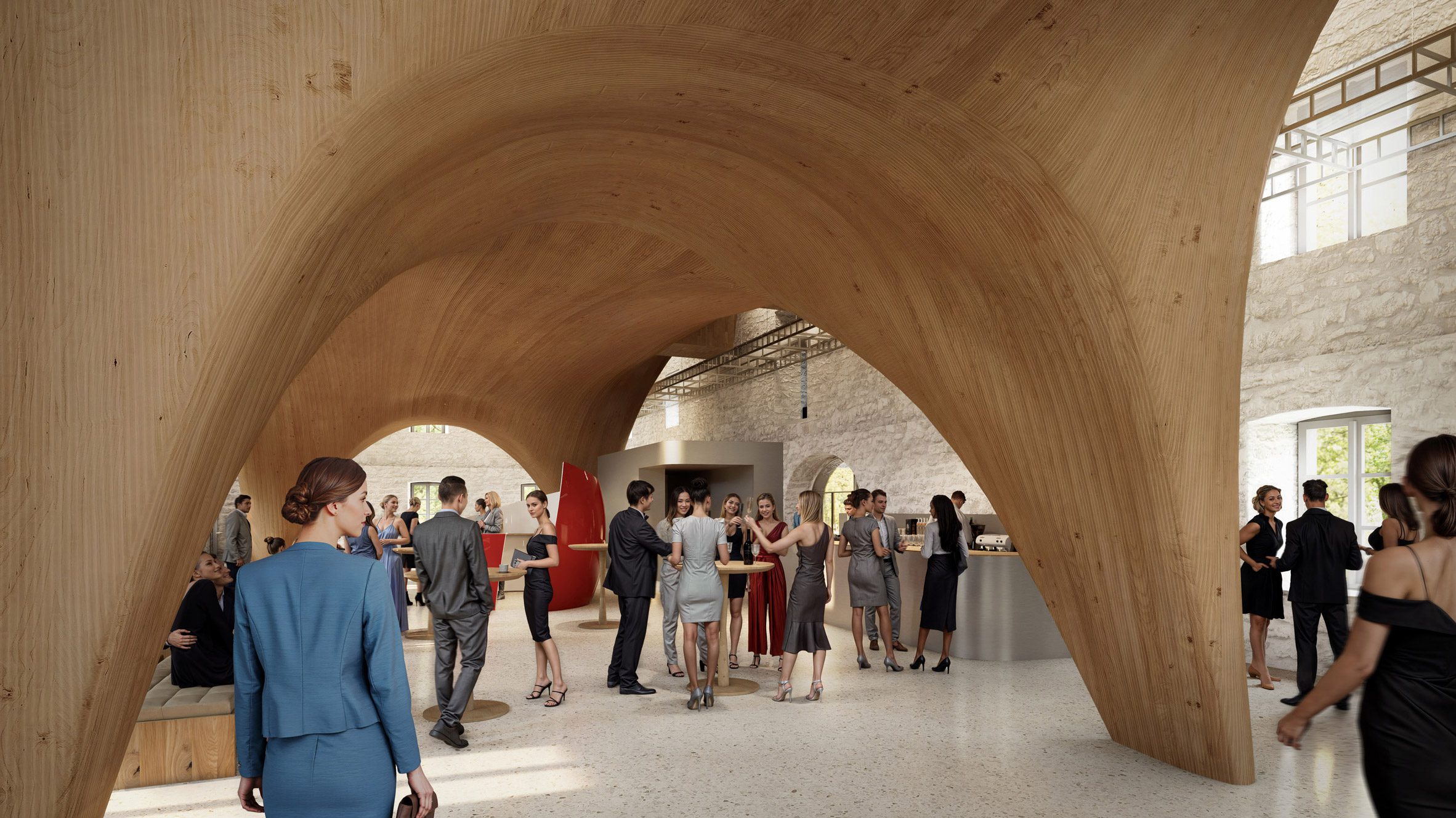 Shigeru Ban Designs a Timber Concert Hall Inside a 19th-Century