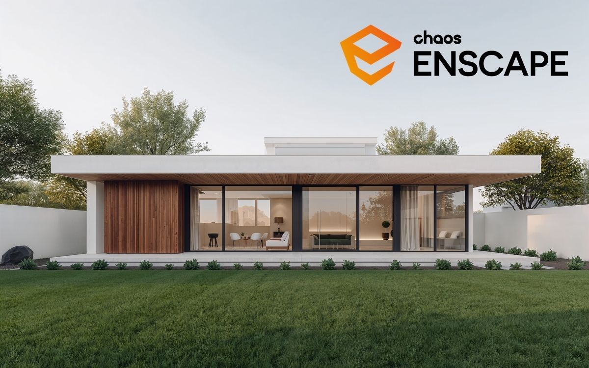Enscape Architectural Render: Faster Workflow Using Built-In Assets and PBR Materials