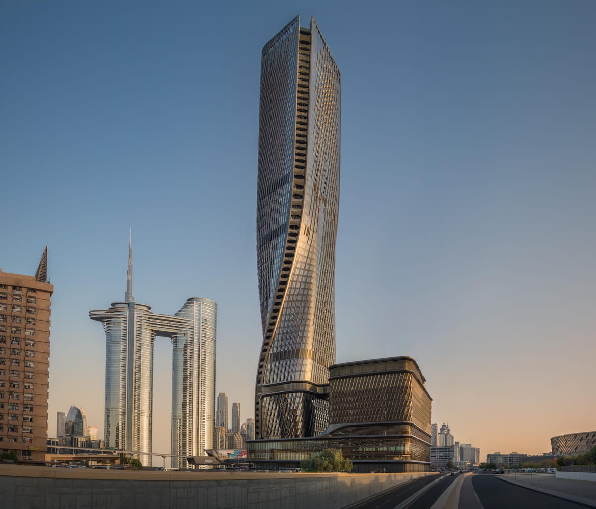 Wasl Tower in Dubai by UNS. Credit: Ahmad Alnaji - SARAB