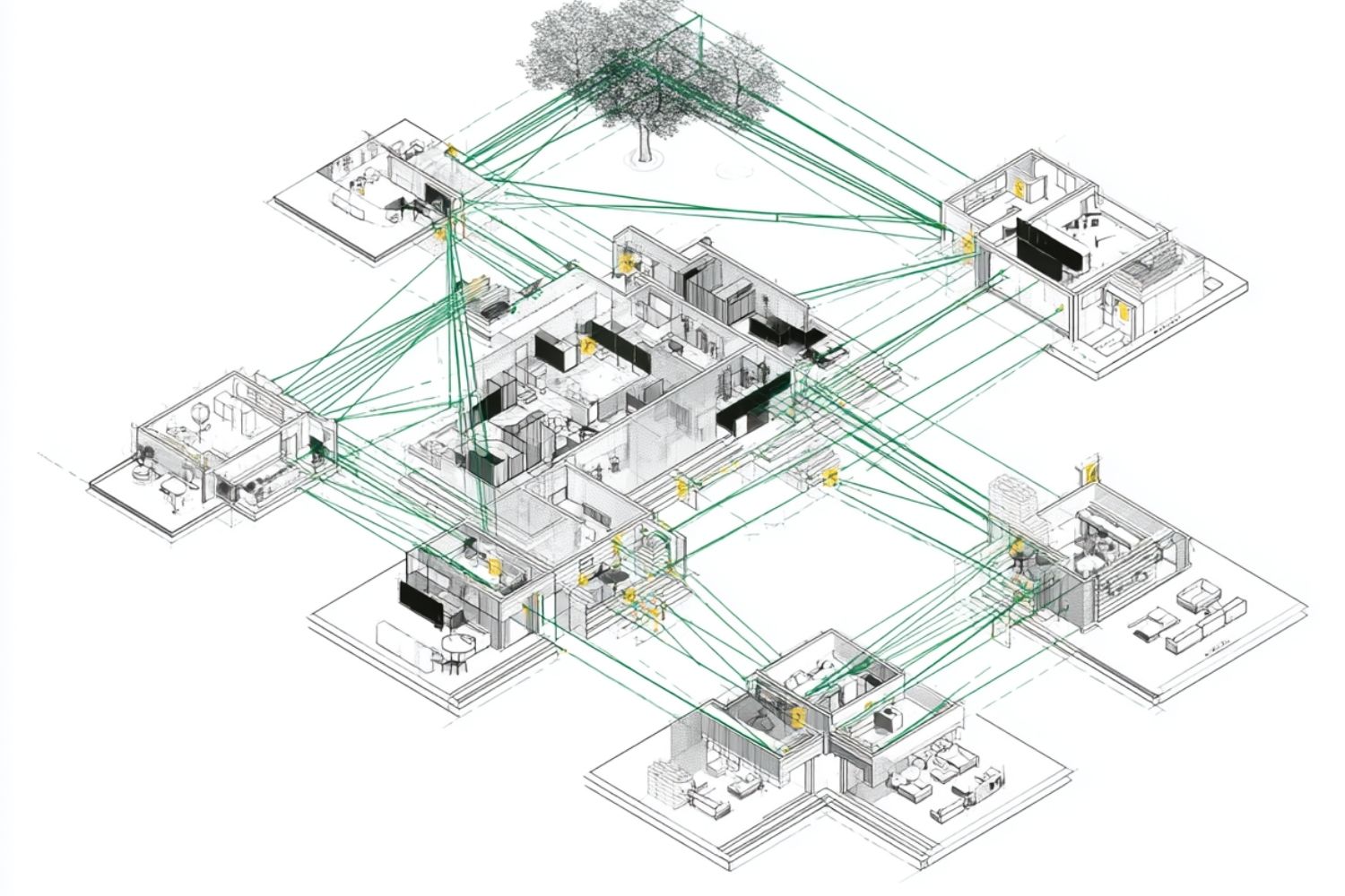 Spatial Organization Diagrams in Architecture: Types, Examples, and How to Choose