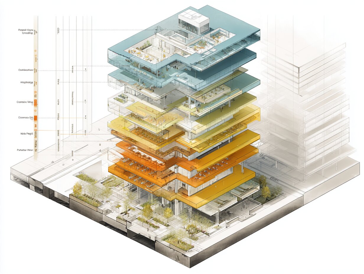 Massing Diagram Architecture