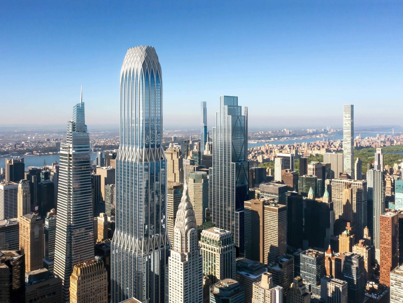 SOM’s Supertall Manhattan Skyscraper: 175 Park Avenue and Its Steel Lattice Structure