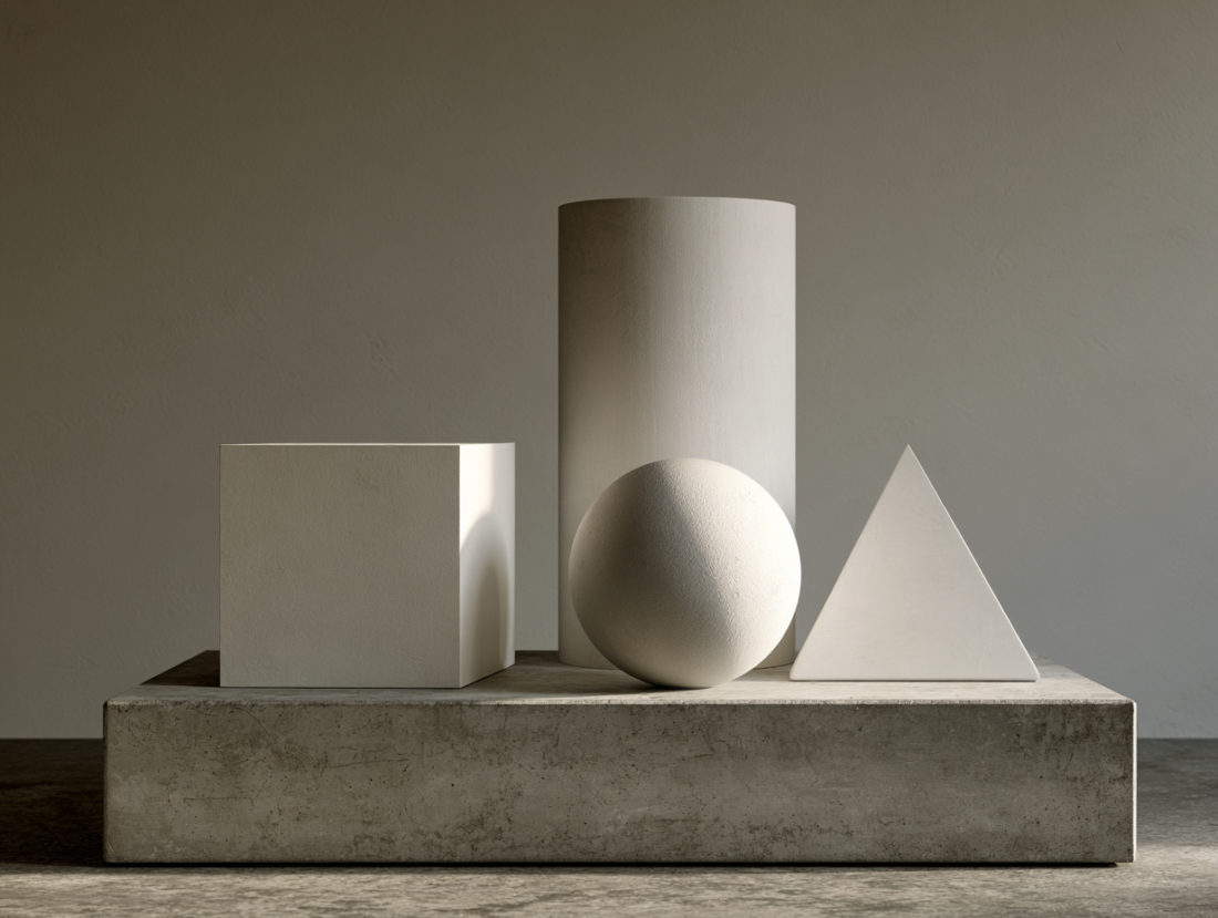 Architecture in Geometry: From Basic Shapes to Complex Forms | illustrarch