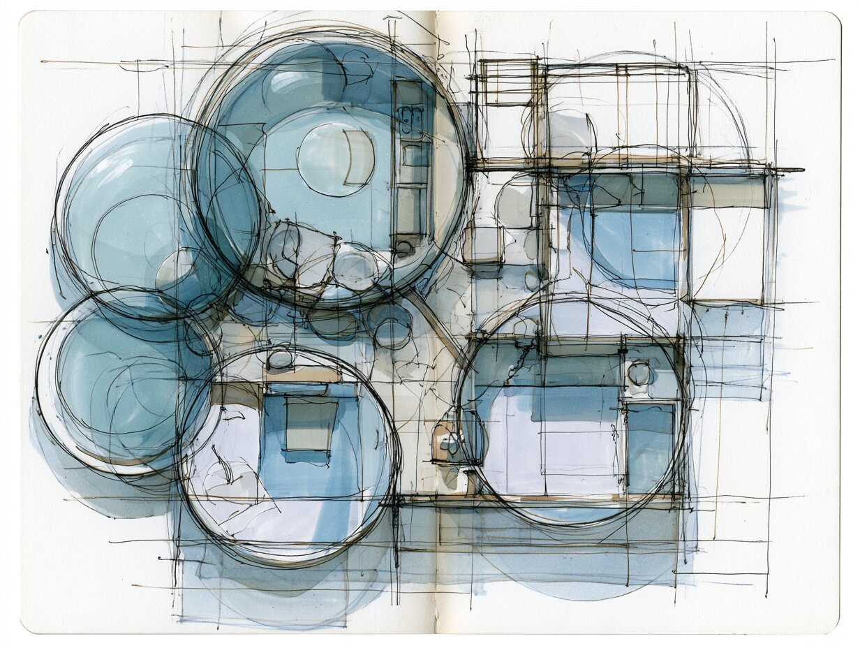 Bubble Diagram for Residential Projects: From Brief to Layout