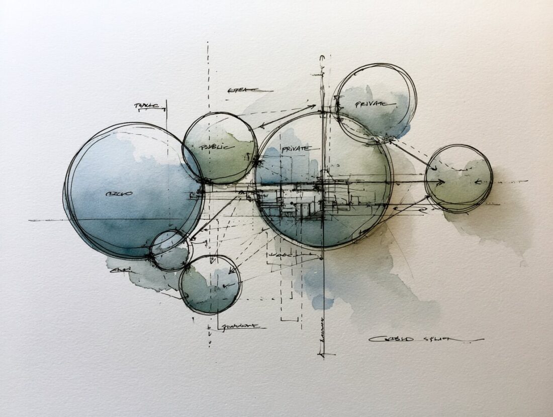 Bubble Diagram for Residential Projects: From Brief to Layout