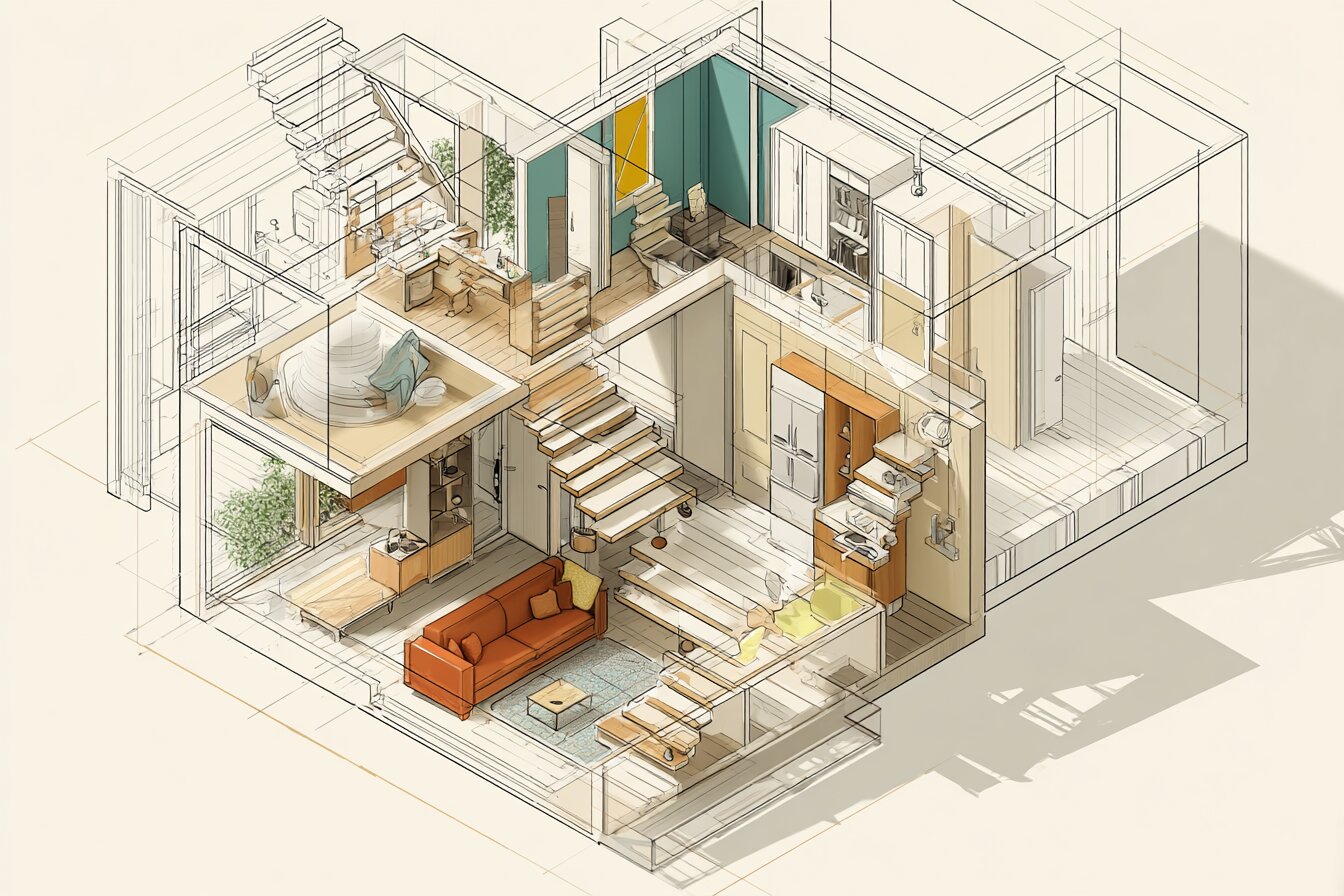Isometric Drawing in Architecture