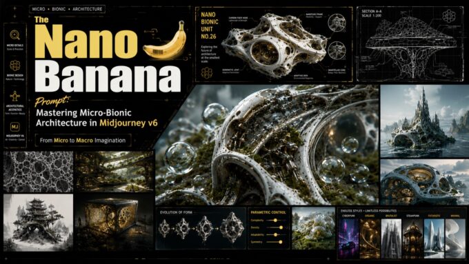 The Nano Banana Prompt: Mastering Micro-Bionic Architecture in Midjourney v6