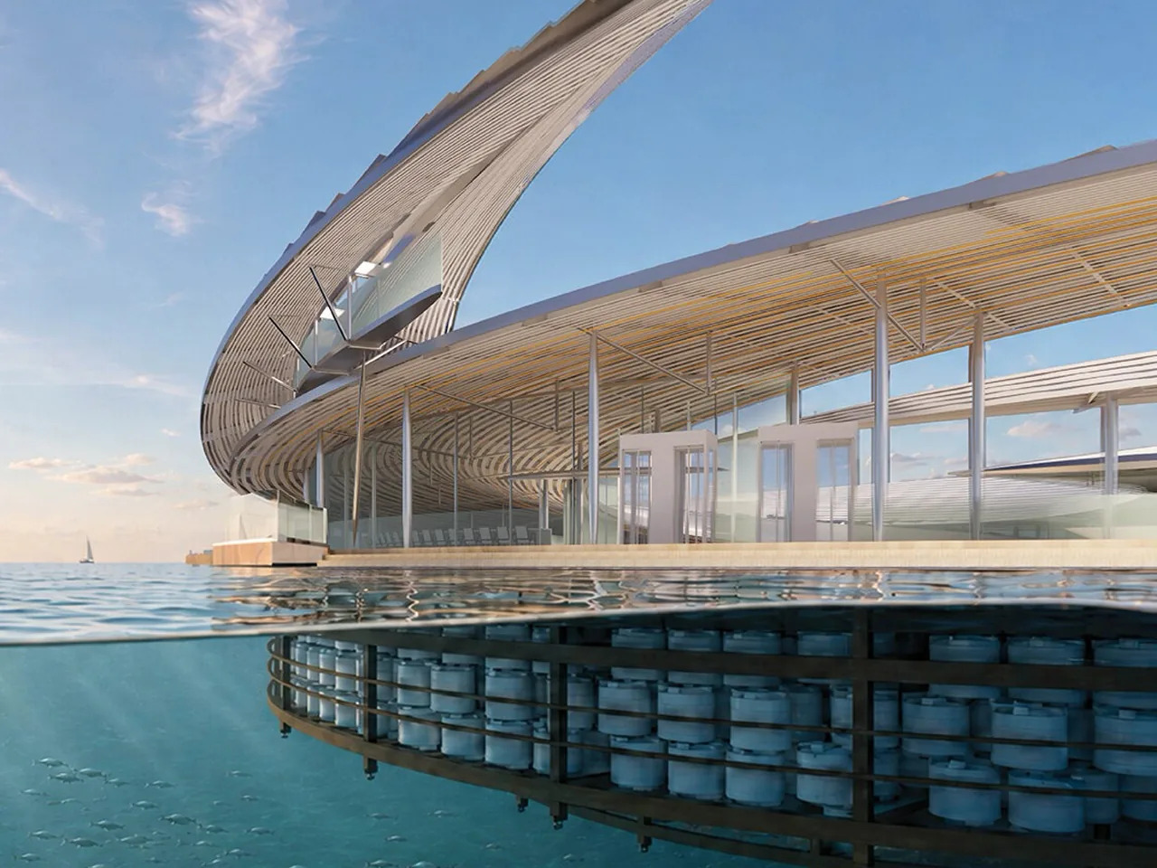 Ocean Vortex: Yufeng Tu’s Floating Parliament Built From Marine Waste
