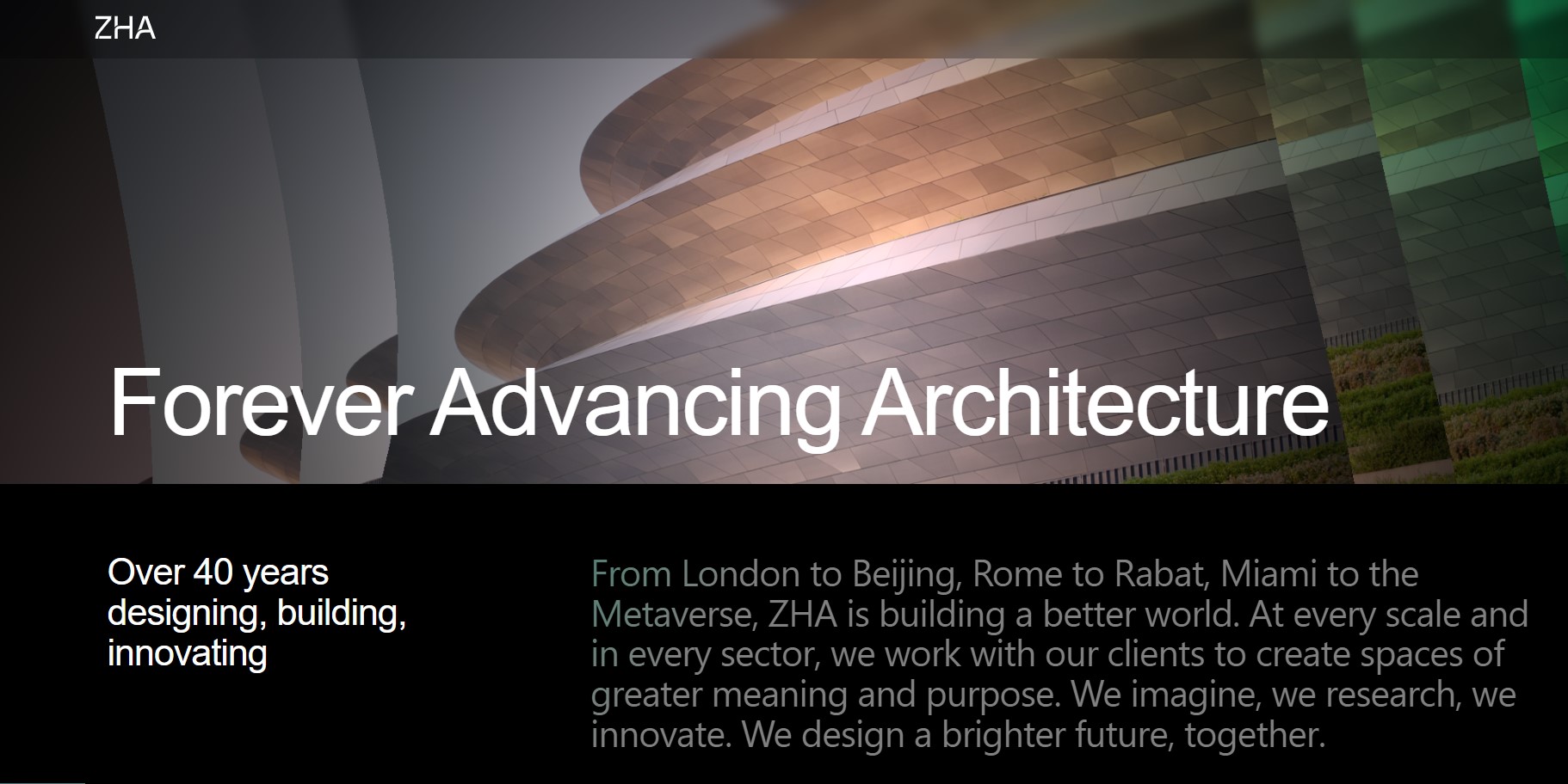 Zaha Hadid Architects Rebrand to ZHA: A New Name and a New Chapter