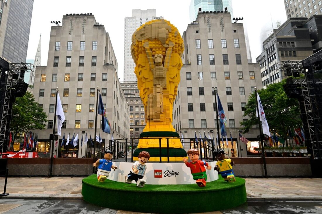 The Giant LEGO World Cup Trophy: Inside the Largest Mobile Brick Build