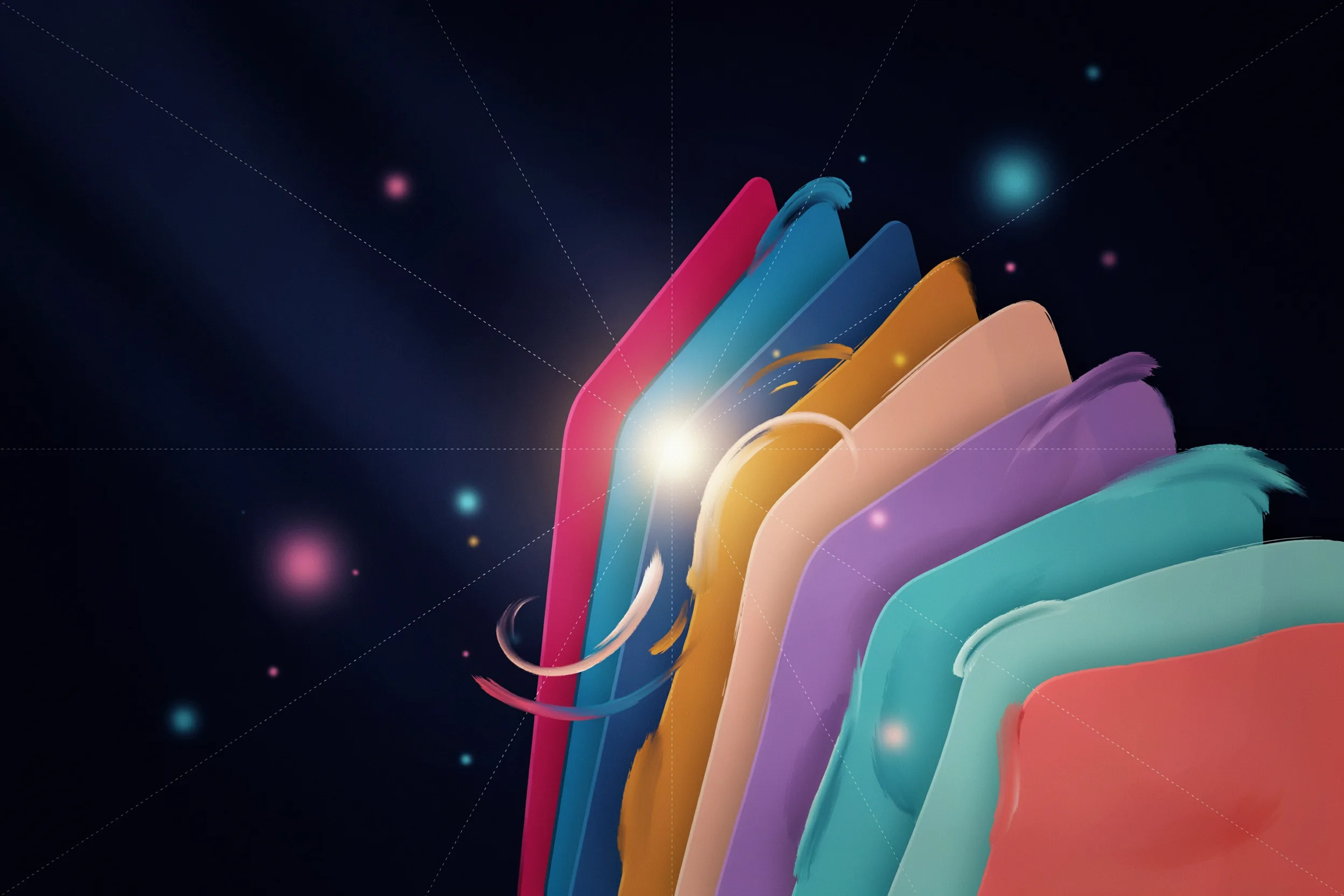 Illustration showcasing key techniques in digital art.