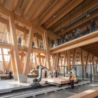 The Plank Factory by Luca Fontana