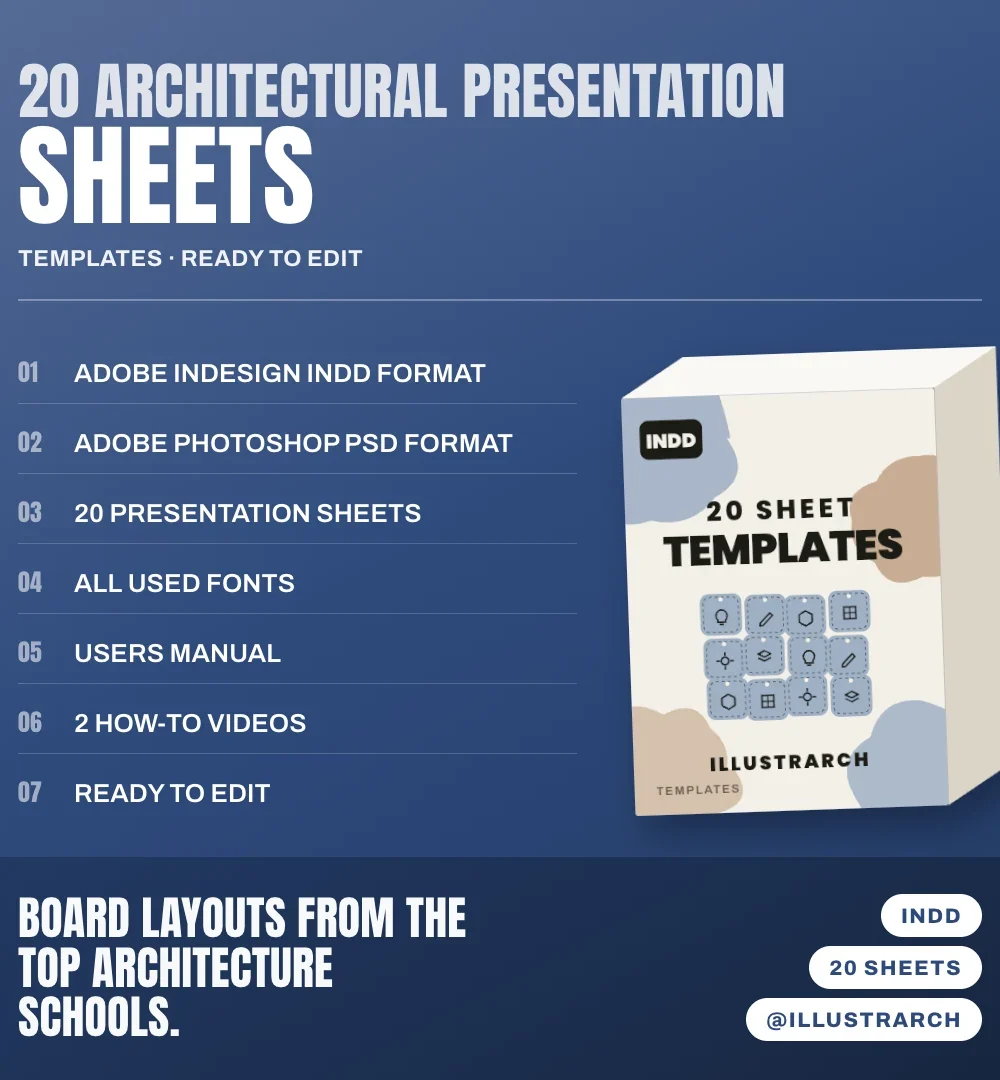 20 Architectural Presentation Sheet Templates