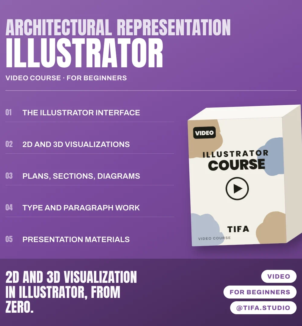 Architectural Representation with Adobe Illustrator For Beginners