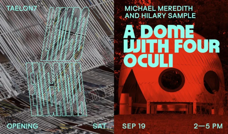 Fall Architecture Opening at Art Omi