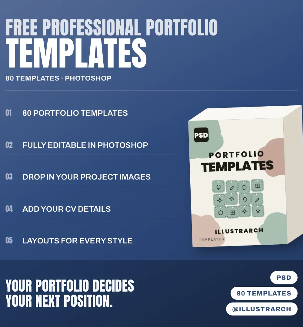 Free Professional Portfolio Templates for Architects