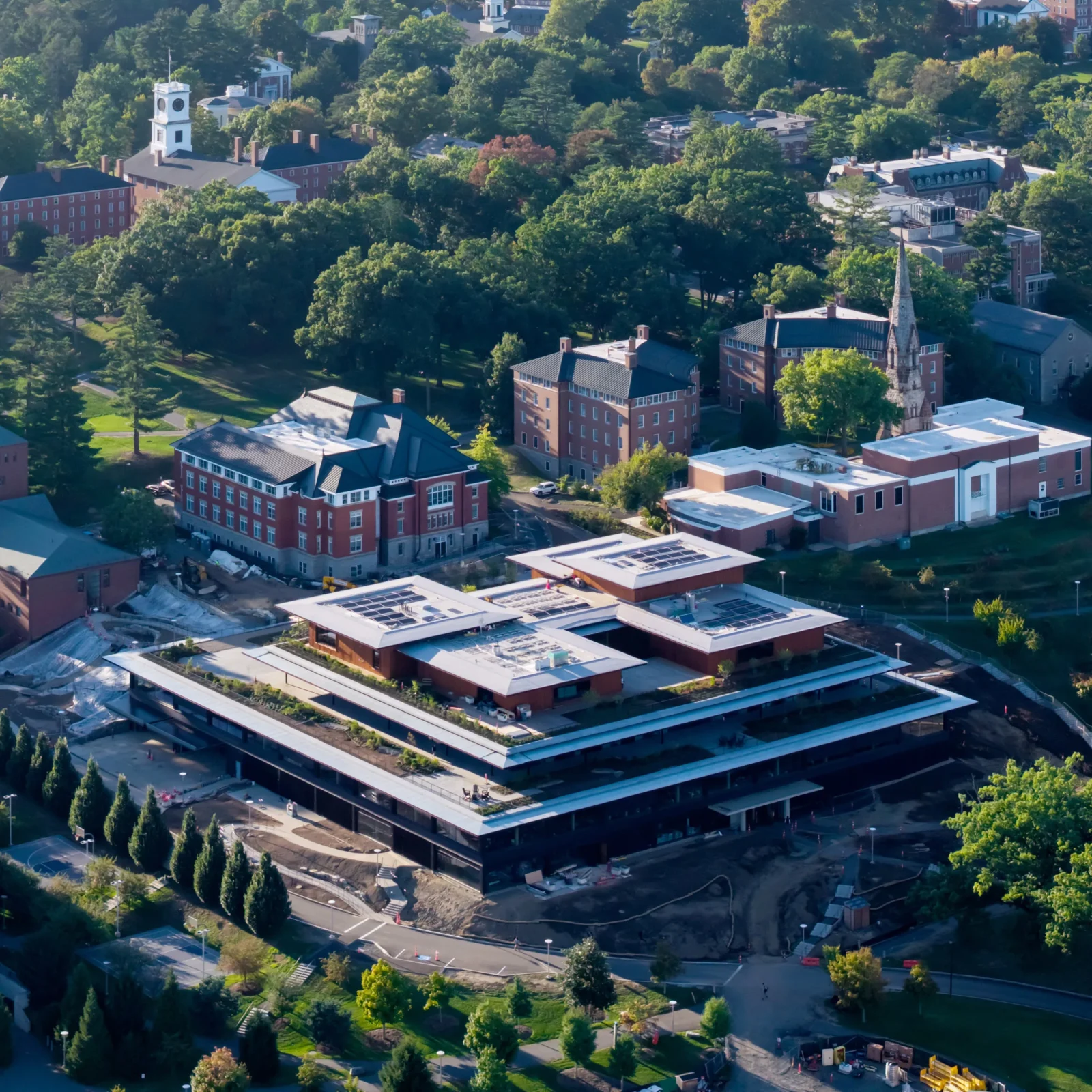 Herzog & de Meuron Builds Amherst College Student Center Atop Old Foundations
