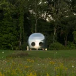 MOS Architects Unveils Basket-Like Aluminium Pavilion at Art Omi