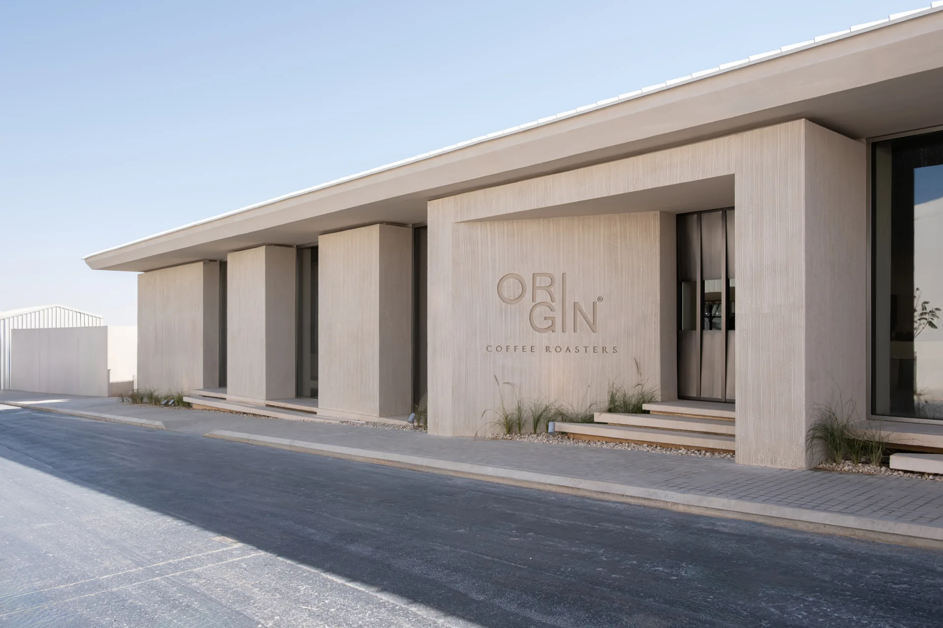 Origin Cafe and Roasters Jax by S.DA in the JAX District warehouses, Diriyah
