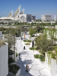 One of the three ticket-free public routes through Natural History Museum Abu Dhabi