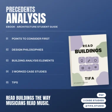 📚 Precedents Analysis – How to Read Buildings? eBook | Architecture Student Guide