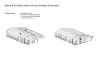 Competition diagram showing the three design moves at Sheep Field Barn