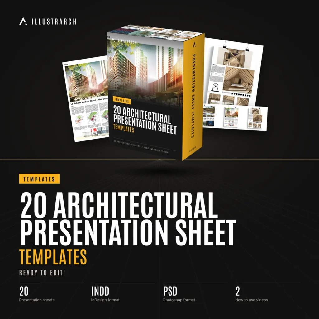 📜 20 Architectural Presentation Sheet Templates | Ready to Edit!