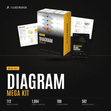 📐 Diagram Mega Kit | 112 Templates, 1,894 Components, 100 Precedent Sheets, 582 Brushes 📐 Diagram Mega Kit | 112 Templates, 1,894 Components, 100 Precedent Sheets, 582 Brushes
